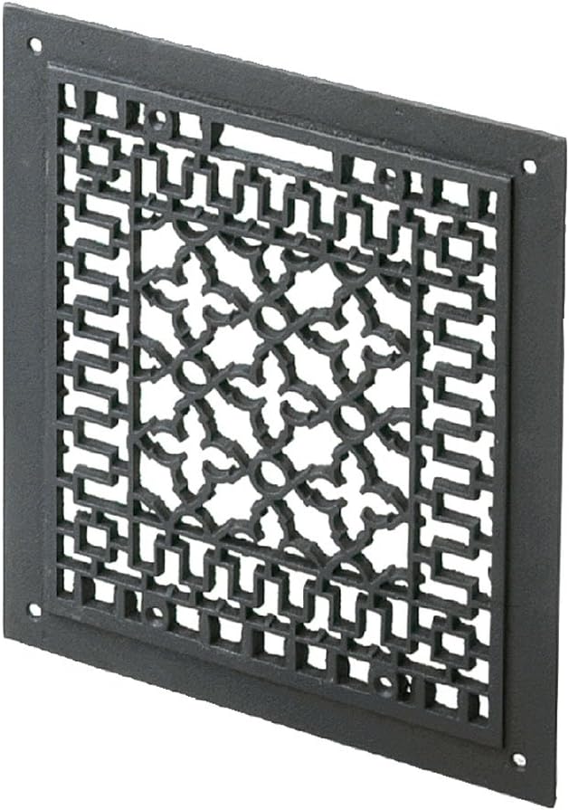 Registers, Grilles & Vents - Minuteman International Cast Iron Floor Grate Grille, Black