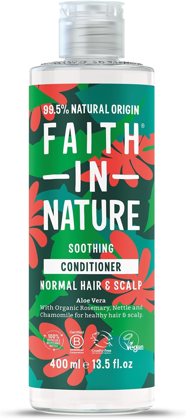 Faith In Nature Organic Aloe Vera Conditioner 400 ml Vegan Cruelty Free