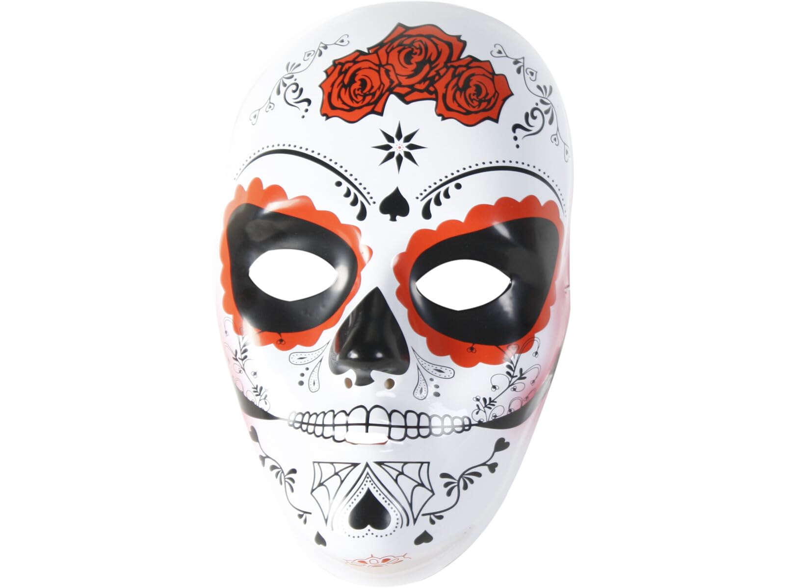 Rubies 's' – Mascara Skull Katrina with Rose Día de los Muertos s3186, One Size