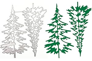 KASHOER Christmas Tree Metal Die Cuts, Pine Trees Merry Christmas Tree DIY Cutting for Embossing Card Making Photo Decorative Paper Dies Scrapbooking Card Making (Tree A)