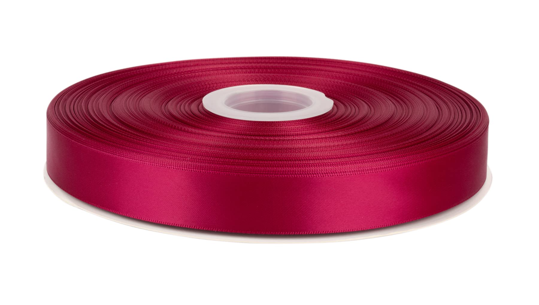 Fondersy 91 Meters Wine Double Faced Satin Ribbon - 22mm Width for Wedding, Gift Wrapping, Floral Arrangement and Crafts