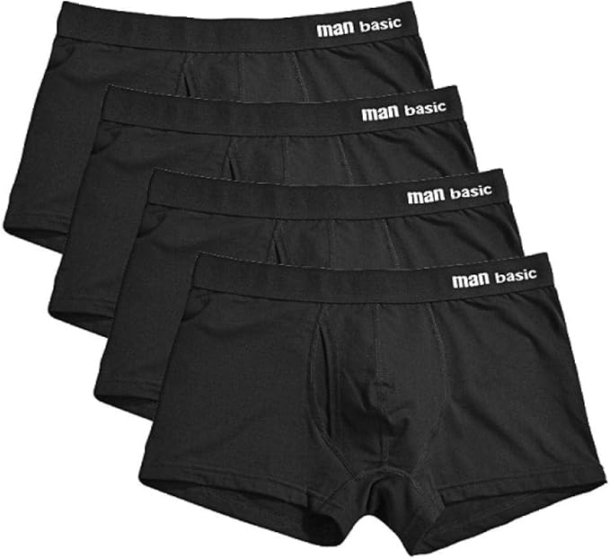Boxer Shorts Boxers Men Shorts Male Underwear Convenient (Pack of 4