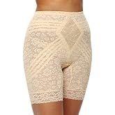 Rago Style 6797 | Waistline Lace Thigh Slimmer | Firm to Extra Firm Shaping | Lacette Lace | Made in USA