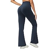 THE GYM PEOPLE Women's Scrunch Butt Lifting Flare Yoga Pants High Waist Bell Bottom Workout Leggings with Pockets