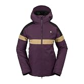Volcom Women's Standard Lindy Insulated Snowboard Ski Jacket, BlackBerry S4