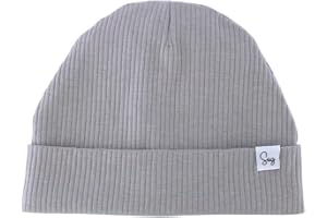 SUGARMELON Jersey Beanie Hat for Newborn Baby Boys Girls Silky Satin Lined Hats Bonnet Toddler Infant Little Kids Beanies Caps