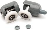 DTXLX 8 Pcs Shower Door Rollers 25mm Stainless Steel Sliding Wheel Replacement view 4