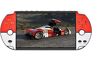 FAITDER-Elf Ball 7.1" HD Screen Retro Handheld Portable Game Console, 16GB ROM, Support For Linux Open Source System, PSP dual joystick operation, Built-in 10000 + Games, Wireless Joystick Support