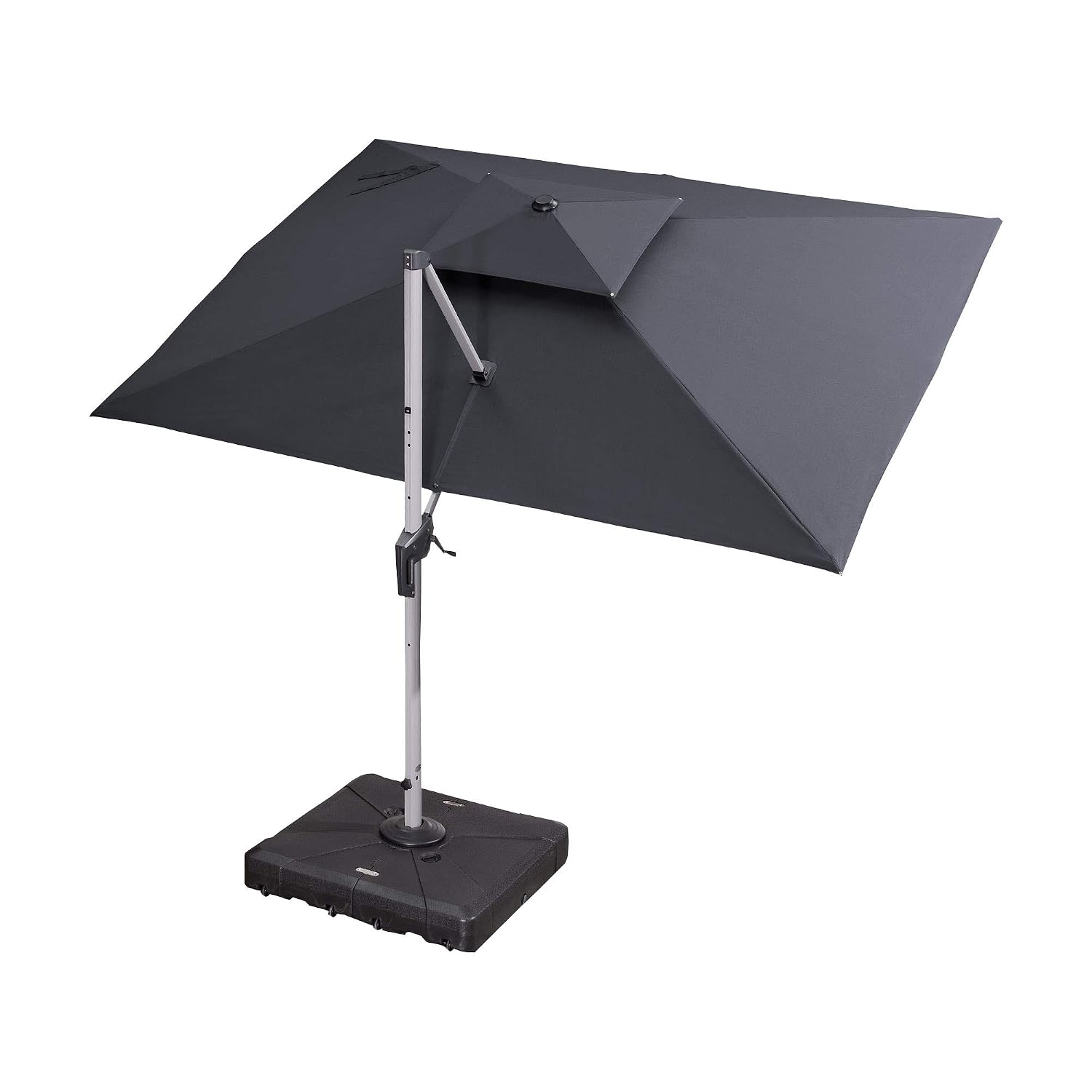 Purple Leaf 9 X 11 Double Top Deluxe Rectangle Patio Umbrella Offset Hanging Umbrella Outdoor Market Umbrella Garden Umbrella Grey Amazon In Garden Outdoors
