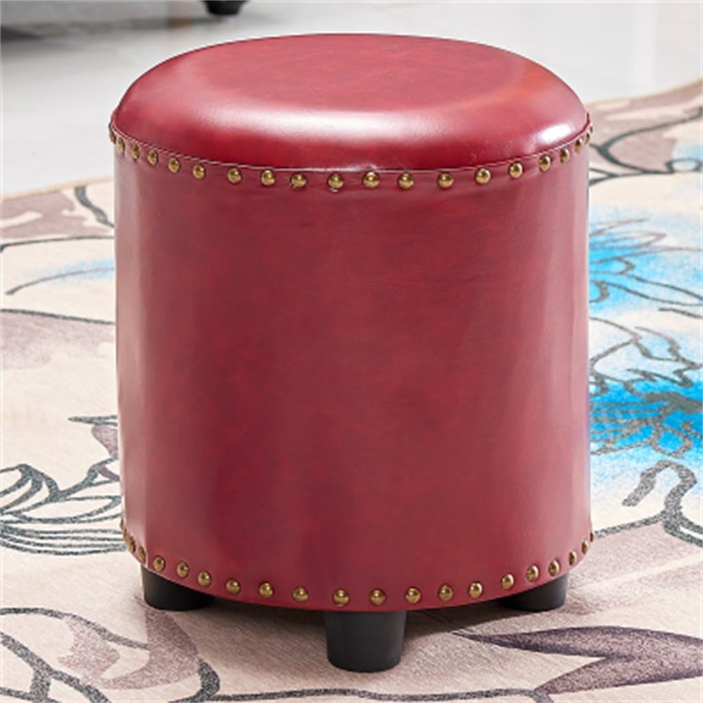 Wooden stool European/Sofa Stool/Round/Bed Stool/Living Room Stool