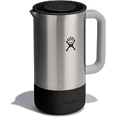 Hydro Flask French Press- Insulated Stainless Steel Coffee Maker, Camping and Outdoors Shale Gray