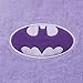 Bumkins Baby Bib, Absorbent Cotton Pullover Bib, DC Comics, Batman Purple