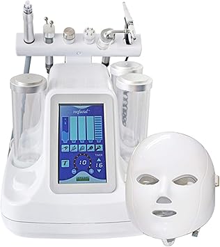 Acumen Schimatle 8 in1 Hydro Dermabrasion, Meso Gun, LED Mask Oxygen Spray Bubble Cleaner Bio RF Ultra Sound Handle Cold Hammer