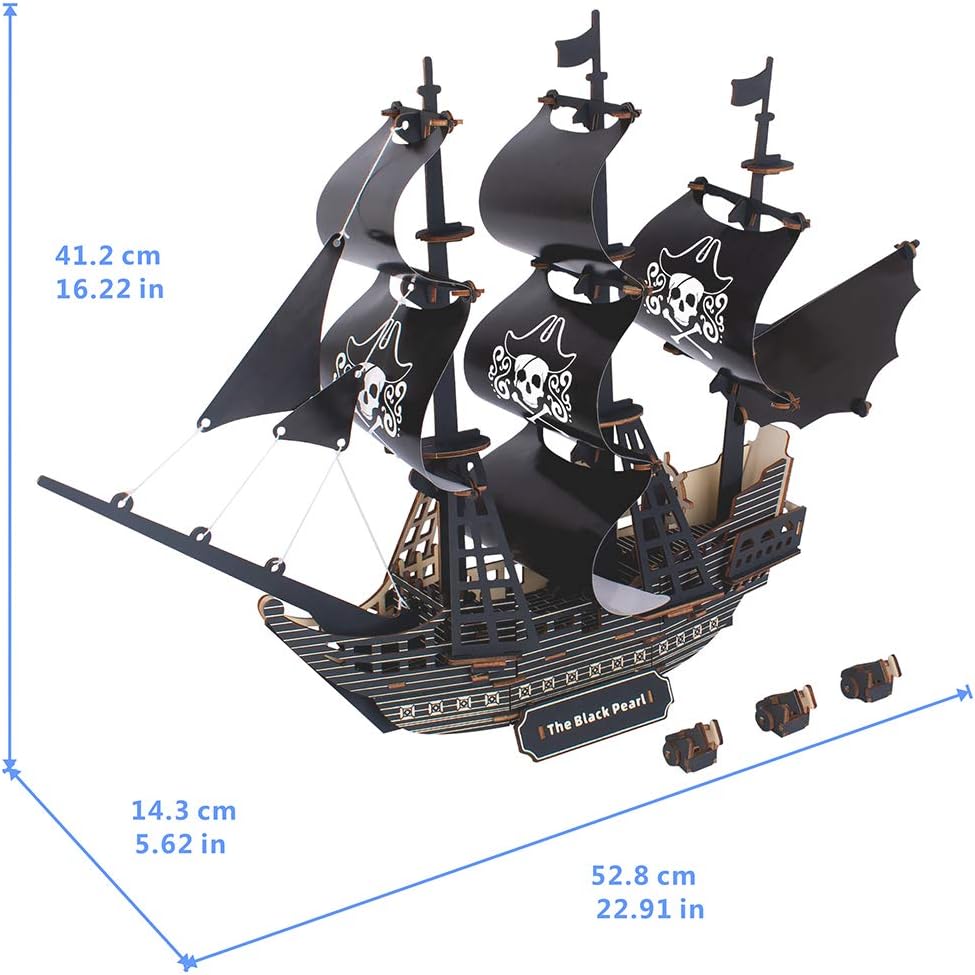childrens wooden pirate ship