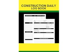 Construction Daily Log Book