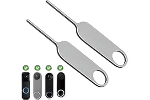 BELIEFLUO Nest Video Doorbell Security Pin Key, Release Removal Tool, Dismantle Doorbell Battery and Mount Replacement, Compatible with Nest Doorbell Camera, Chime and Alro Vedio Doorbell Keys, 2 Pack