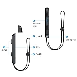 MOSAHOLL Wrist Strap for Switch Joycon – 2 Pack