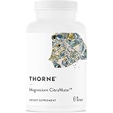 THORNE Magnesium CitraMate, Magnesium Citrate &amp; Malate, 90 Capsules | Supports Heart Health, Skeletal Muscles, Cardiac &amp; Lung Function, Bone Density, Fatigue &amp; More*, NSF Contents Certified