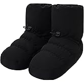 Daydance Teen Girls Women Ballet Warm up Booties Dance Shoes with Adjustable Drawstring