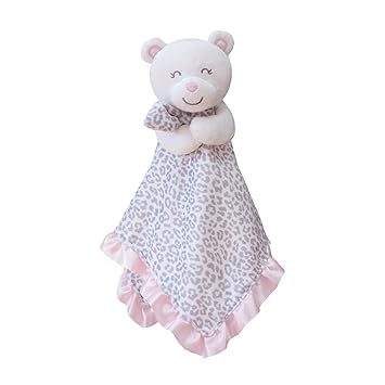 carter's pink bear security blanket