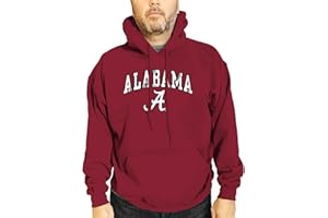 Campus Colors Long Sleeves NCAA Adult Arch & Logo Gameday Unisex Hooded Sweatshirt