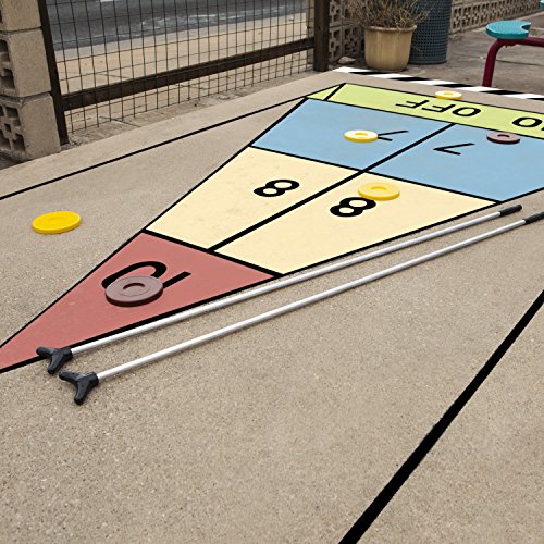 NEW Champion Sports Outdoor Shuffleboard Cue and Puck Set FREE SHIPPING
