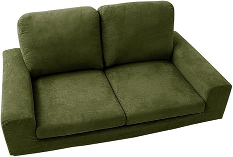 Amazon カバーリングフロアソファ 2人掛け ローソファ ローソファー ソファ 2p こたつ こたつ用 コタツ フロアソファ 洗える カバーリング おしゃれ グリーン ソファ カウチ オンライン通販