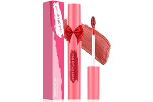 Ursoulney Lip Stain Peel Off - Long Wear Tattoo Lip Liner, Waterproof & Transfer-proof Peel Off Lip Stain with Matte Finish, Lip Tint For All Skin Types (Rose, 1 Count(Pack of 1))