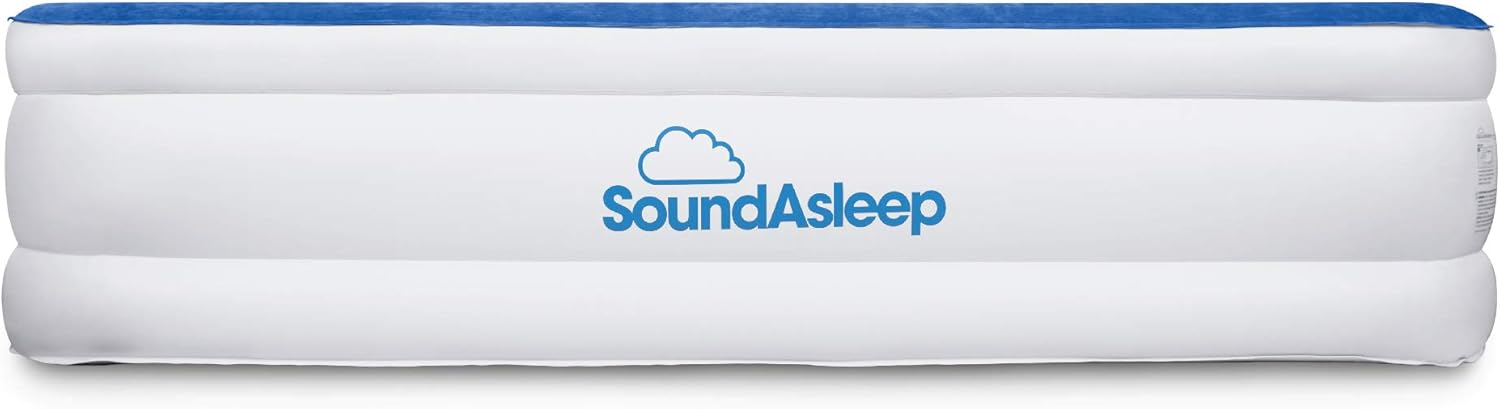 SoundAsleep Dream Series Air Mattress with ComfortCoil Technology & Internal High Capacity Pump - Queen Size: Home & Kitchen