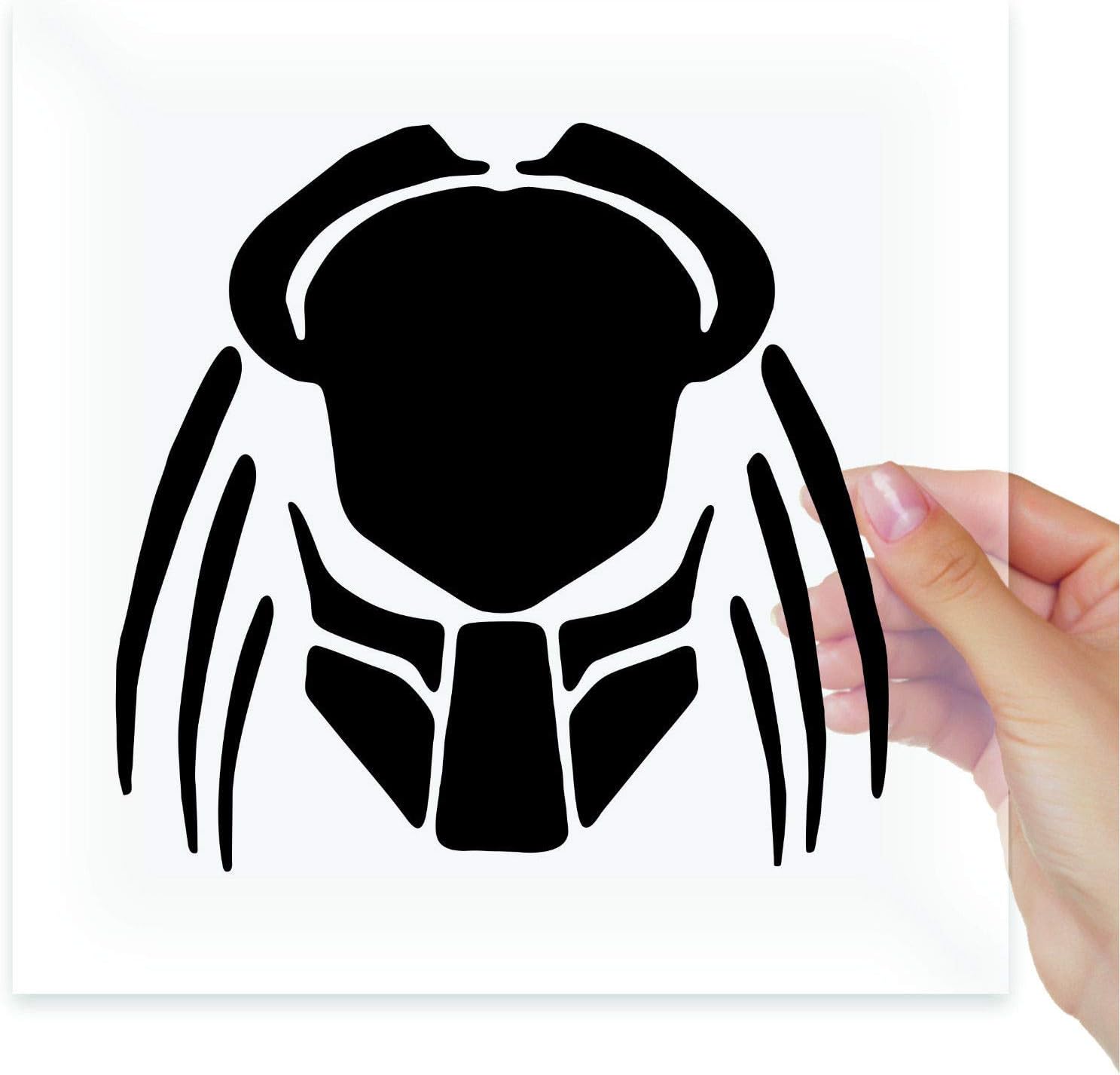 A Design World Predator face Vinyl Sticker Decal Laptop MacBook Moto Car Auto Tablet Wall Art