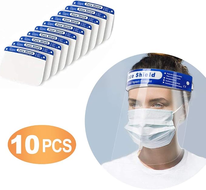 Visière De Protection Jetable Uvex 9710 - Écran Facial Transparent - Anti-Buée - Pour Professionnels