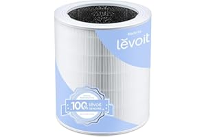 Levoit Filtre de rechange pour purificateur d'air, H13 True HEPA, 600S-RF, blanc, extra large