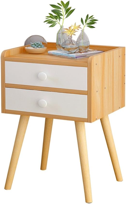 Amazon Com Blryp Wood Bedside Table With Drawer Nightstand