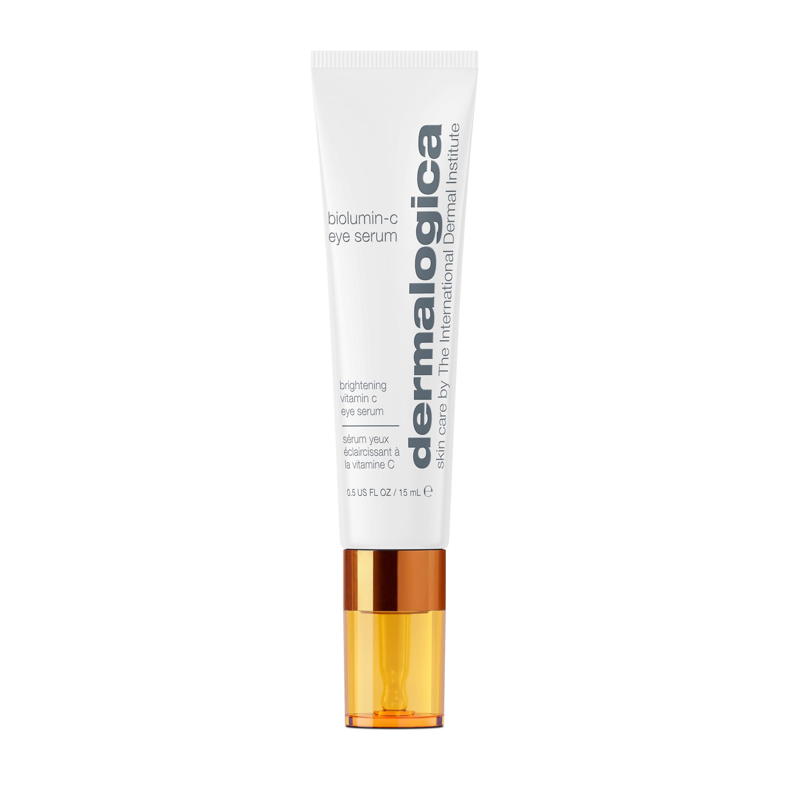 Dermalogica Biolumin-C Vitamin C Eye Serum - Hydrates, Brightens & Firms, Optimal Hydration Around the Eye Area, Reduces Dark Circles, Fights Fine Lines & Wrinkles, for All Skin Types, 15ml