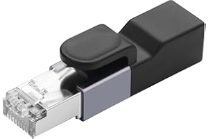 CERRXIAN USB C to Ethernet Adapter,1Gbps RJ45 Male to USB-C Female Network Portable Converter,Type C to RJ45 Network Internet