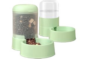 MDEHOPET Gravity Cat Feeder with 2.8L Capacity, BPA Free, Eco-Friendly, Food Grade Plastic, Automatic, No Electricity Required