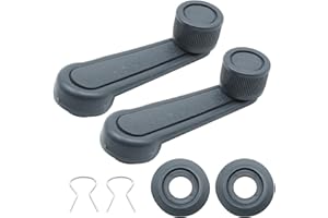 DUZFOREI 1 Pair 6926004020 Interior Window Crank Handle, Replacement for Toyota T100 1993-1998 Yaris 2006-2016 Hilux 2004-202