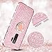 Maxdara Galaxy S9 Plus Case, Galaxy S9 Plus Glitter Case Sparkle Shiny Bling Diamond Rhinestone Bumper Girls Women Case Ring Holder Grip Stand Case Cover for Galaxy S9 Plus 6.2 inches (Rosegold)