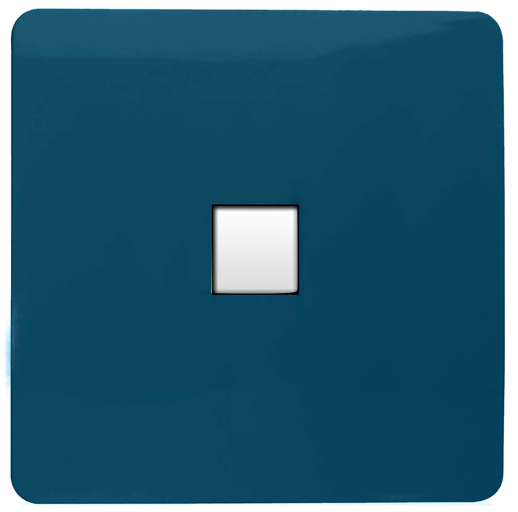 Trendi Artistic Modern Glossy Tactile Telephone Socket Midnight Blue