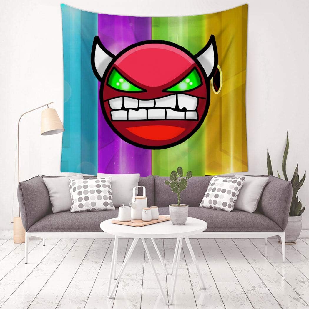 FG7SS6AA5 Dash Cube Geo-metry Tapestries Decor Wall Hanging Art Tapestry Mural Bedroom Living Room Tablecloth