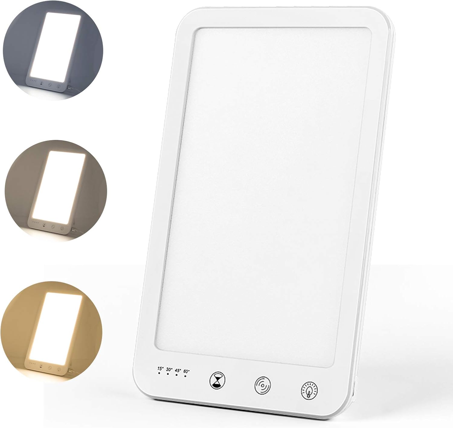 Sad Machine Light Box Bojim SAD Lights Therapy, Portable LED Light Box with Stepless Color ...