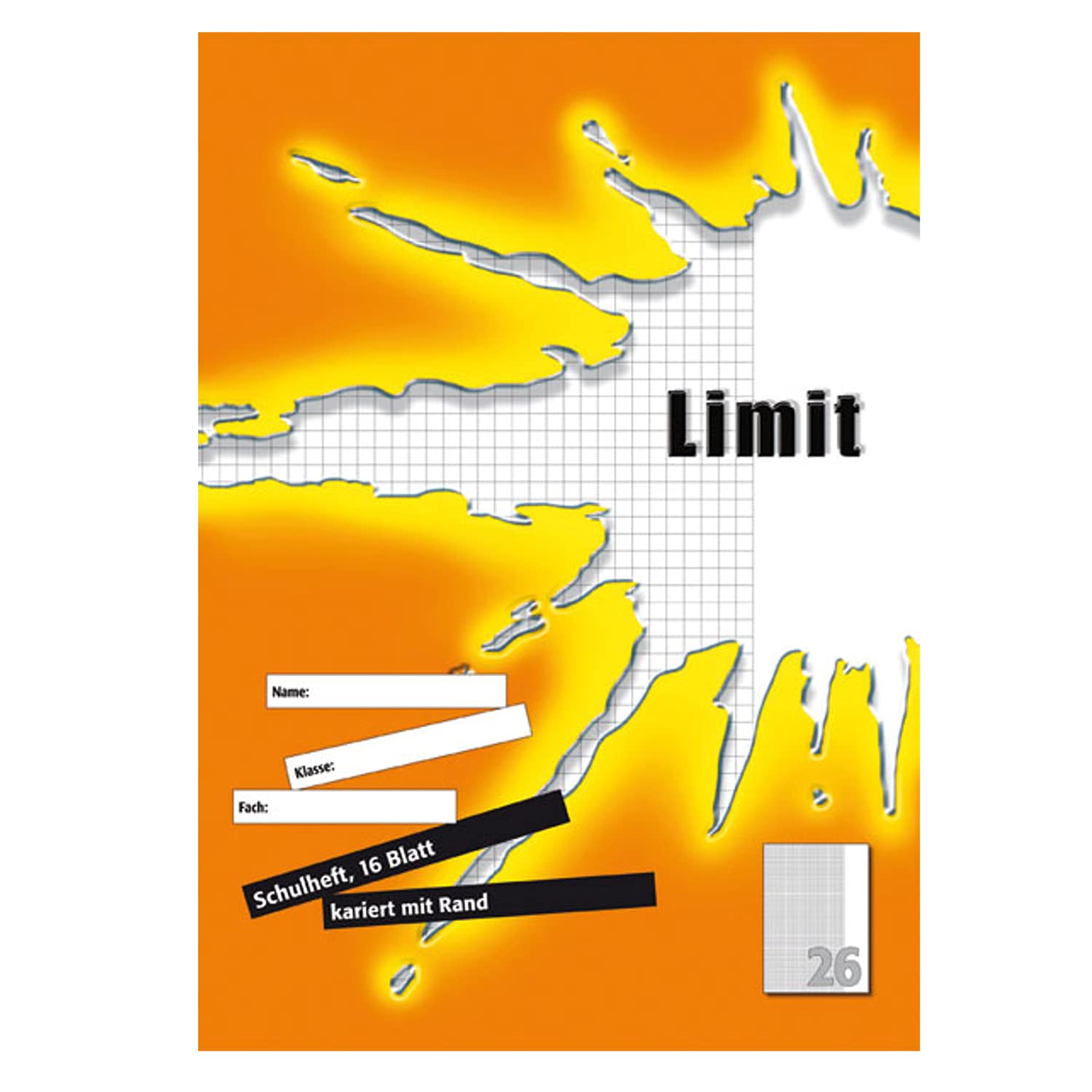 LANDRÉ 100050511 LandR Exercise Book DIN A4, Lineatur 3/liniert 32 Blatt
