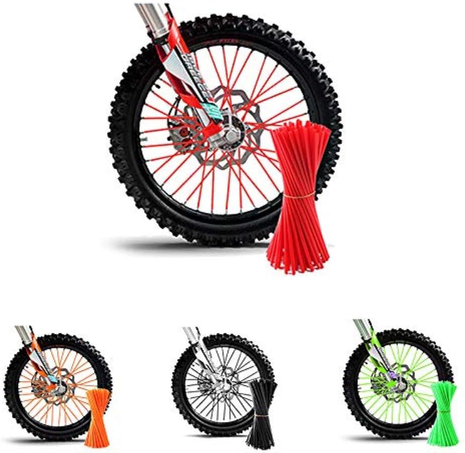 ZARRS Copriraggi,72 Pack Cannucce Copri Raggi Spoke Skins per Moto Dirt  Mountain Bicicletta KTM EXC ATV 24CM Verde Copricerchi Auto e Moto  outlookplanningdevelopment.com.au