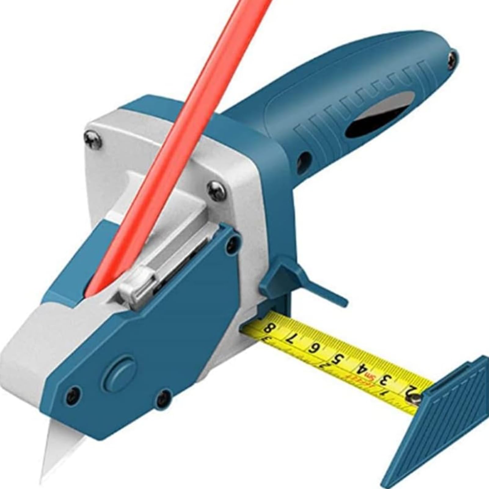 BOROCO Gypsum Board Cutting Tool, with Ruler Plasterboard Cutter Scriber Automatic Cutting Artifact Cutter Tool Drywall Cuttering Woodworking Hand Tools