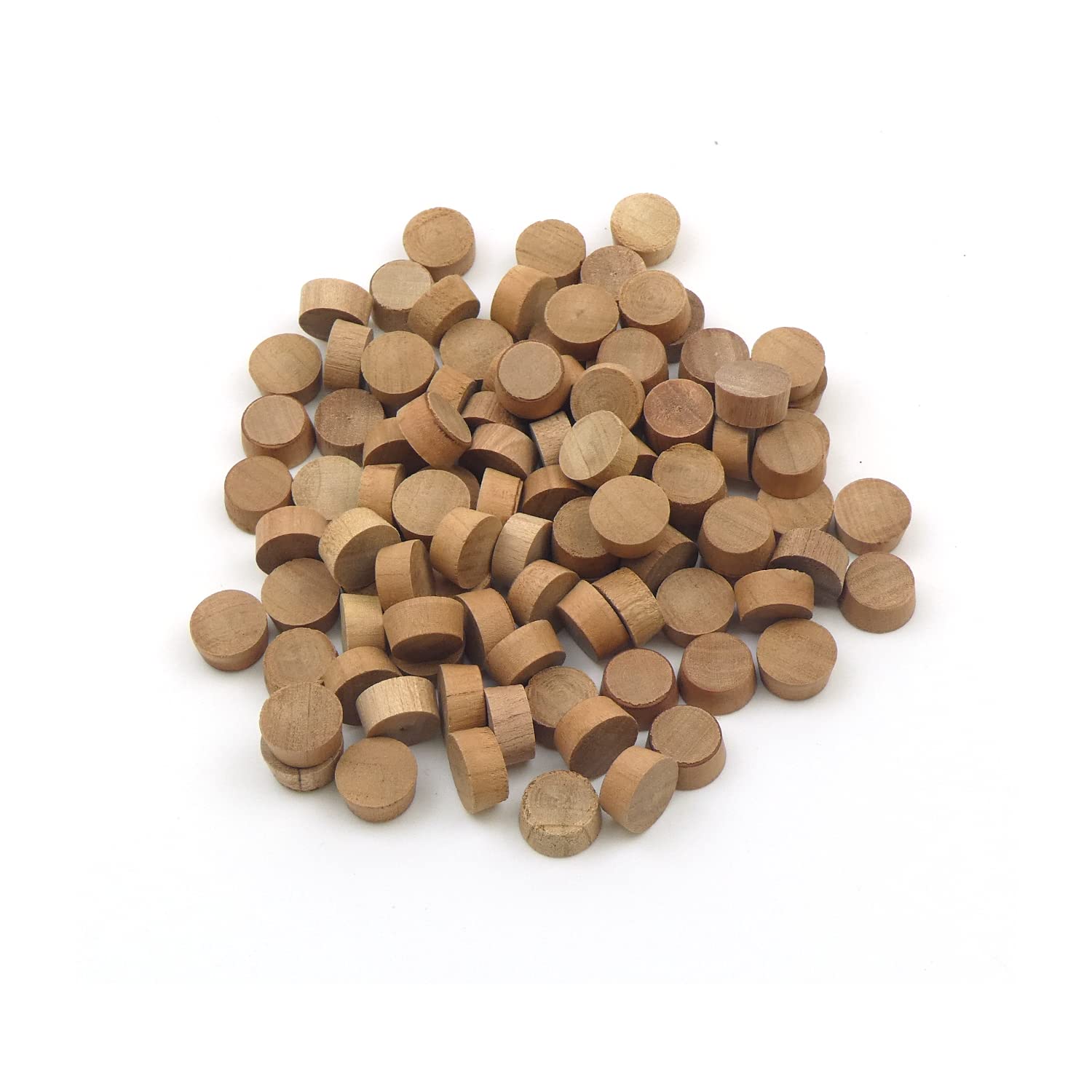 1/2" - 12.7mm Cherry Flat Head End Grain Plug - Pack of 100