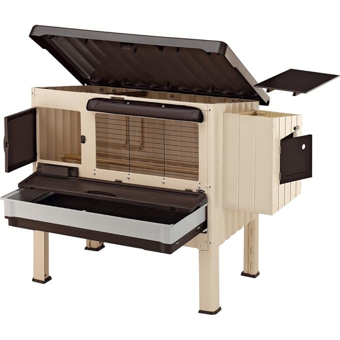 Ferplast Happy Farm 120 Chicken House 140 X 139 X 110 Cm Beige