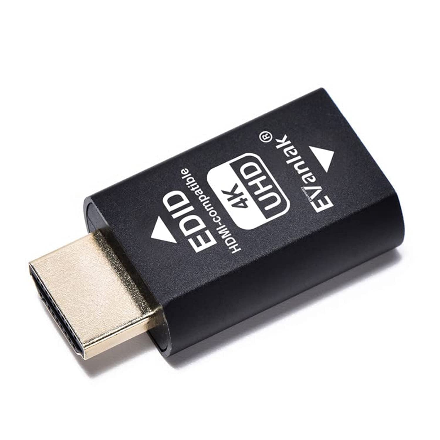 EVanlak Hdmi Edid Emulator Passthrough 3rd Generrtion Premium Aluminum Eliminated Emulator Adapter Work with Mac Thunderbolt to HDMI Switches/Extender/AV Receiver/Video Splitters 1080-3840x2160@60H โ image 1