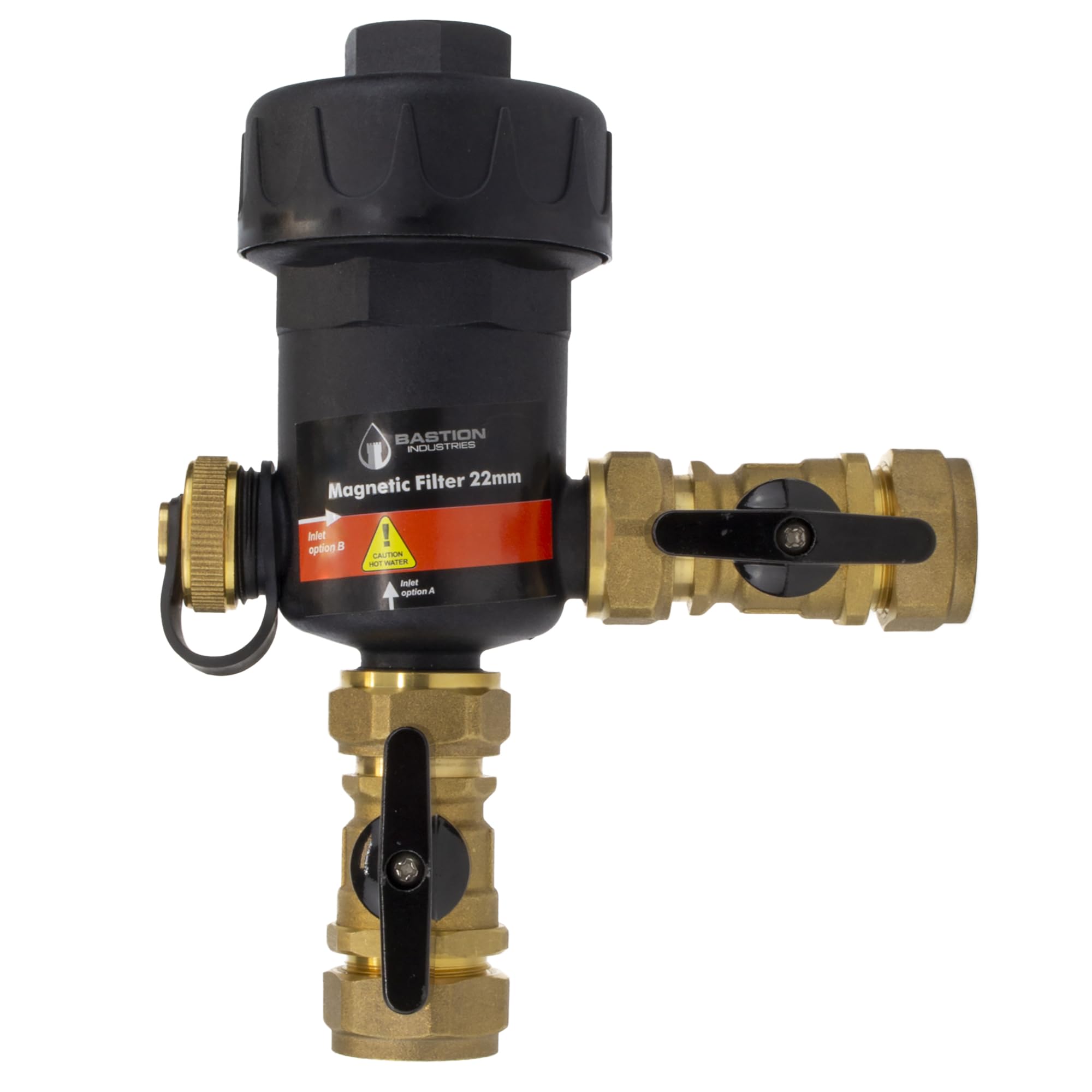 Kudos-Trading - Magnetic Filter 22mm Central Heating Water Underfloor Heating Manifold System Protection Mag Sweeper High-Efficiency Magnetic Filtration System for Central Heating Systems