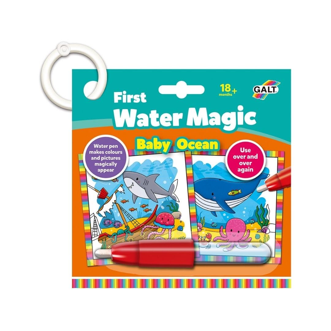 Galt Toys, First Water Magic - Baby Ocean, Kids Colouring Book, Ages 18 Months Plus