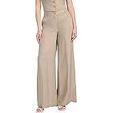 Guess Womens Eco Celestine Fluid Pleats Pant